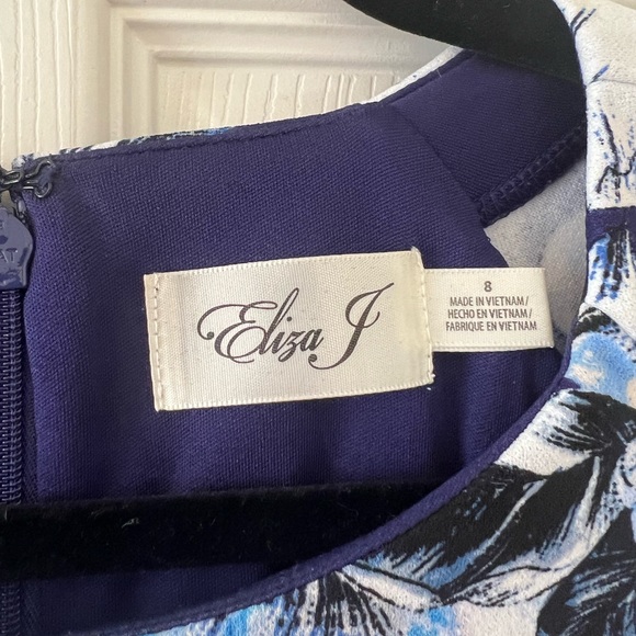 Lowest price drop! Eliza J blue cocktail dress . EXCELLENT CONDITION. Worn once. - Picture 4 of 5